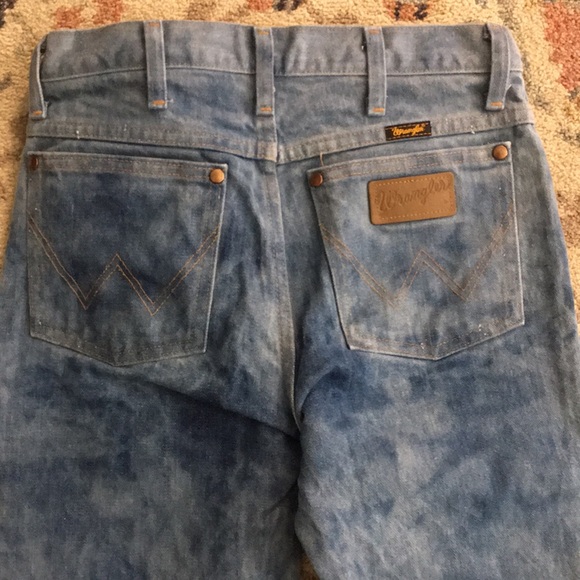 Bleached Wrangler Cowboy Cut Jeans - Picture 4 of 4